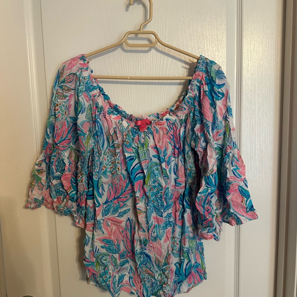 Lilly Pulitzer off shoulder top